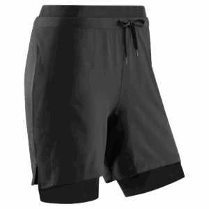 CEP TRAINING 2 IN 1 SHORTS LAUFHOSE Damen Schwarz XS