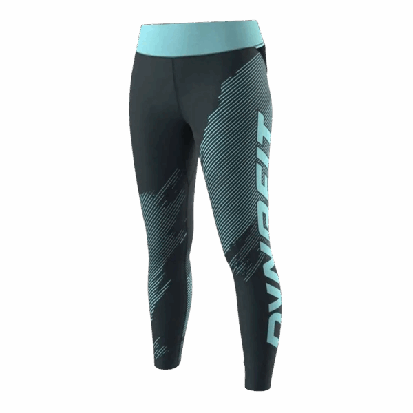 DYNAFIT ULTRA GRAPHIC LONG TIGHTS Damen Blau L
