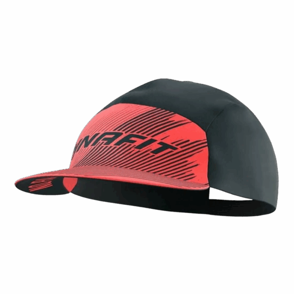 DYNAFIT ALPINE GRAPHIC VISOR CAP Unisex HOT CORAL