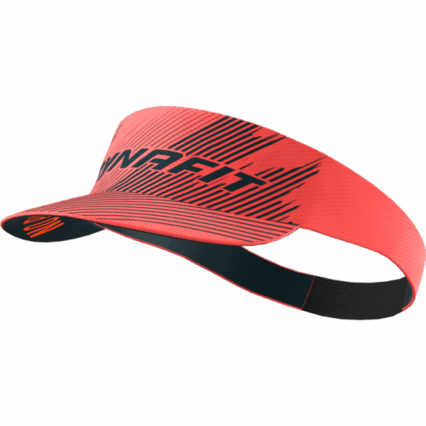 DYNAFIT ALPINE GRAPHIC VISOR BAND Unisex HOT CORAL
