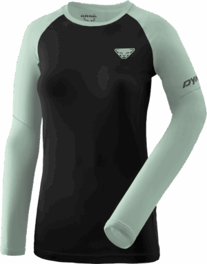 DYNAFIT ALPINE PRO L/S Laufshirt Damen black out JADELITE M