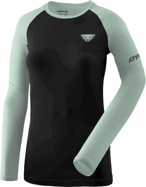 DYNAFIT ALPINE PRO L/S Laufshirt Damen black out JADELITE M