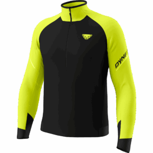 DYNAFIT ALPINE LANGARMSHIRT 1/2 Zip Herren ultra yellow S