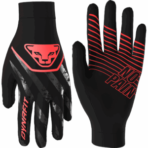 DYNAFIT TRAIL REFLECTIVE GLOVES Unisex black out/pink Gr. S