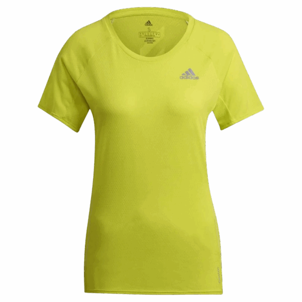 ADIDAS ADI RUNNER TEE Damen Gelb XS