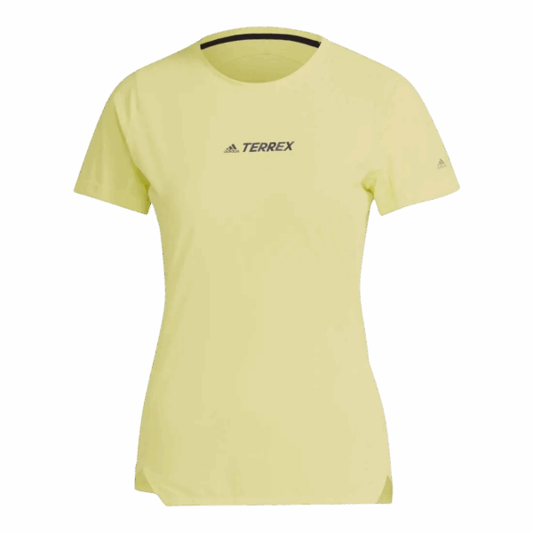 ADIDAS TERREX PARLEY AGRAVIC TRAIL RUNNING ALL-AROUND T-SHIRT Damen Gelb XS