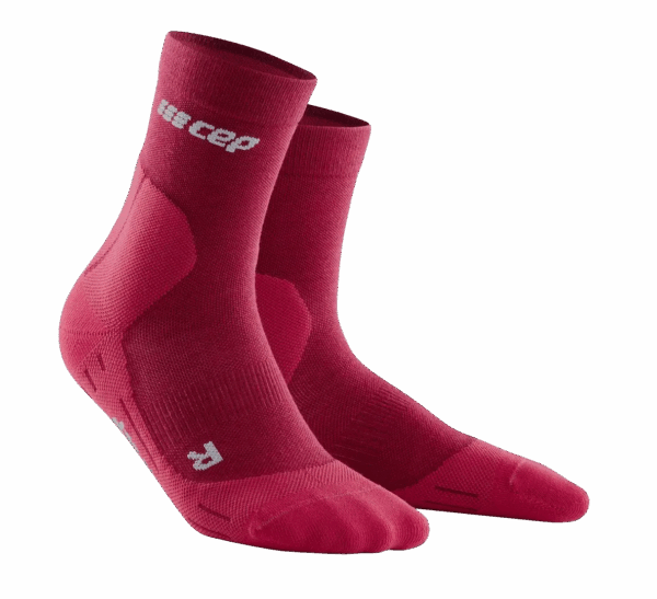 CEP COLD WEATHER MID-CUT SOCKS Damen Rot