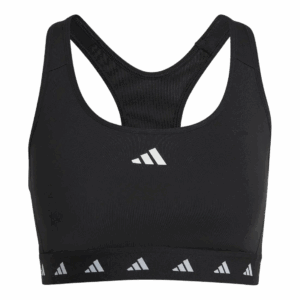 ADIDAS POWERREACT TRAINING MEDIUM-SUPPORT SPORT BH Damen Schwarz XS