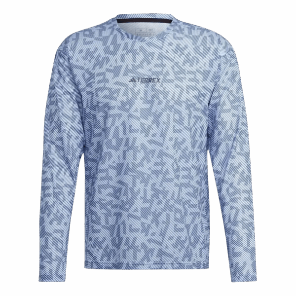 ADIDAS TERREX TRAIL RUNNING LONGSLEEVE Herren Blau S