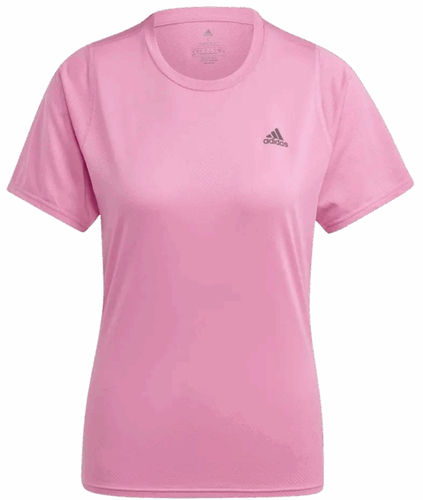 ADIDAS RUN ICONS RUNNING TEE Damen Rosa M