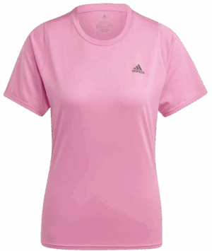 ADIDAS RUN ICONS RUNNING TEE Damen Rosa XS