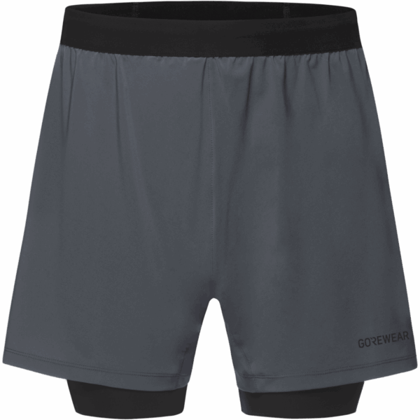GORE WEAR CONCURVE 5INCH 2IN1 SHORTS Herren lab graphite / black L