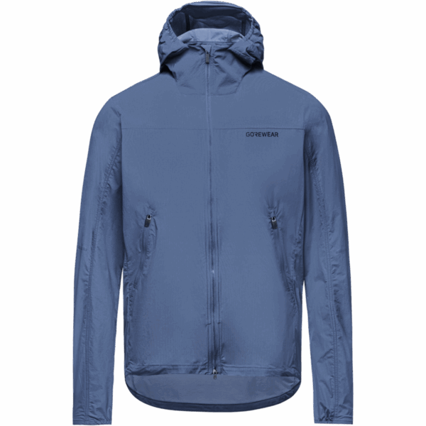 GORE WEAR FERNFLOW HOODED WINDBREAKER Herren cargo blue L