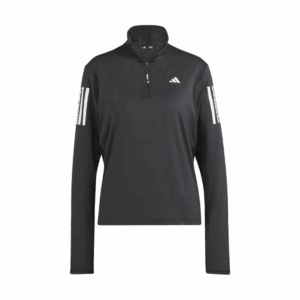 ADIDAS OWN THE RUN 1/2 ZIP LONGSLEEVE Damen Schwarz XS