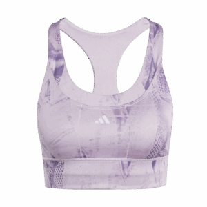 Adidas RUN POCKET BRA medium support Preloved Fig / Ash Purple XS