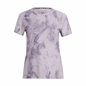 ADIDAS ULTIMATE ALLOVER PRINT T-SHIRT Damen Preloved Fig/Ash Purple XS