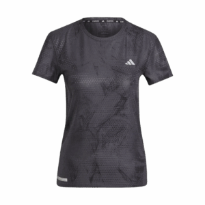 ADIDAS ULTIMATE ALLOVER PRINT T-SHIRT Damen Carbon/Black XS