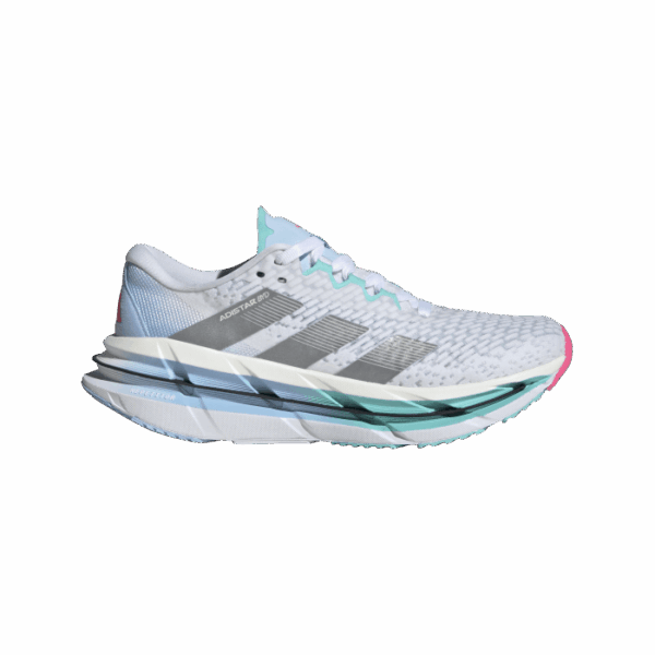 ADIDAS ADISTAR BYD Damen cloud white/silver metallic/flash aqua