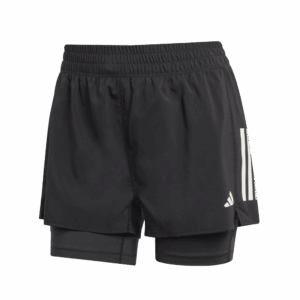 ADIDAS OWN THE RUN CLIMACOOL 2IN1 SHORTS Damen BLACK XS