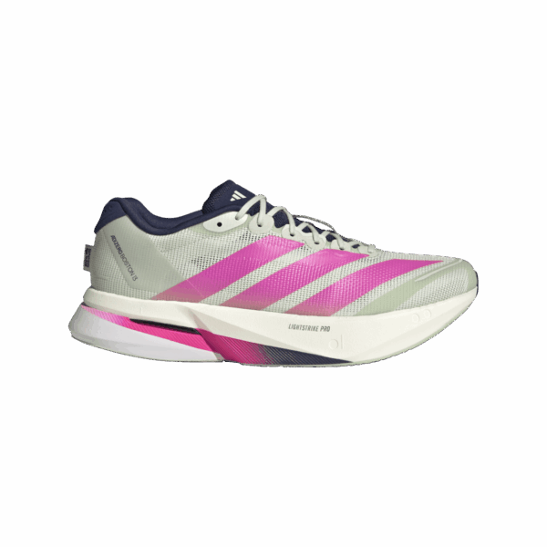 ADIDAS ADIZERO BOSTON 13 Laufschuhe Herren BERLIN EDITION LINEN GREEN/SHOCK PINK/DARK BLUE 44