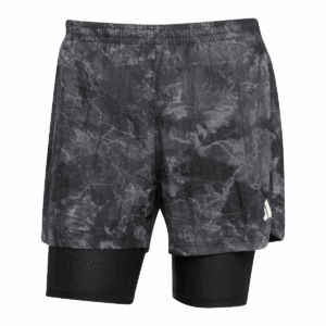 ADIDAS OWN THE RUN SPRAY DYE 2-IN-1 SHORTS Herren GREY FOUR/BLACK XS