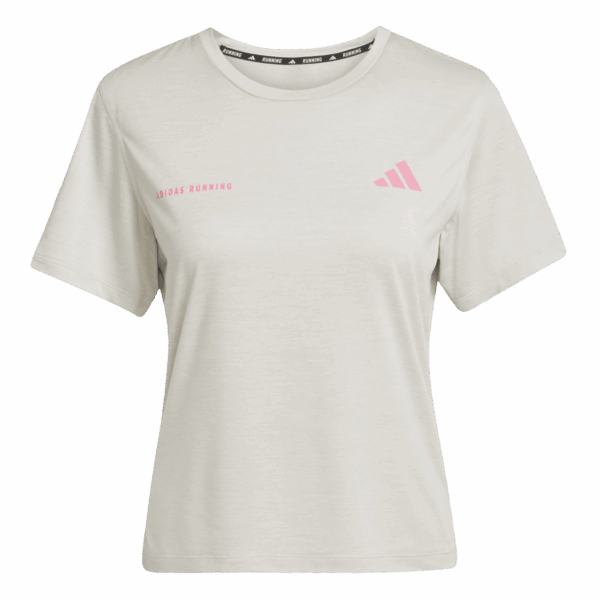 ADIDAS OWN THE RUN MELANGE T-SHIRT Damen ORBIT GREY MEL L