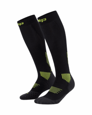 CEP CORE RUN SOCKS TALL 5.0 Herren black/lime Gr. 3