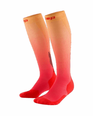 CEP CORE RUN EDT. GRADIENT SOCKS TALL 5.0 Herren RED/MARIGOLD FADE Gr. 5