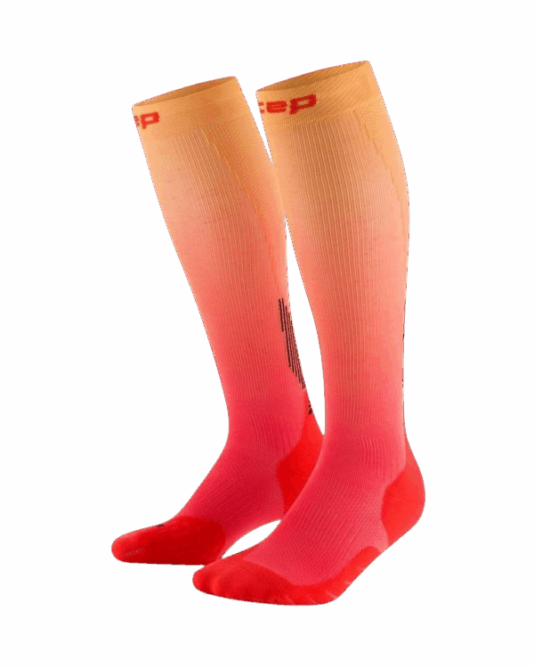CEP CORE RUN EDT. GRADIENT SOCKS TALL 5.0 Herren RED/MARIGOLD FADE Gr. 5
