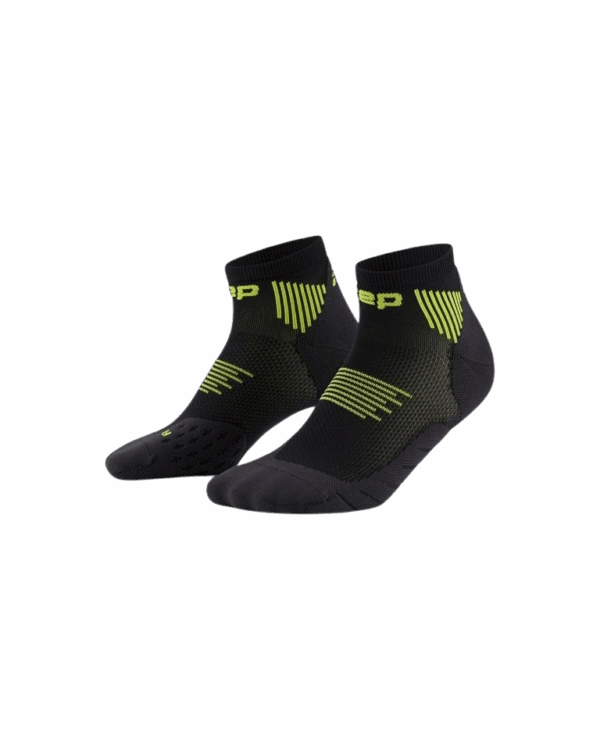 CEP CORE RUN SOCKS LOW CUT 5.0 Herren black/lime 42-45