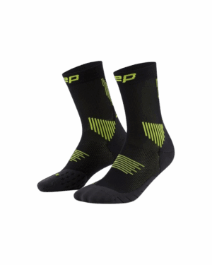 CEP CORE RUN SOCKS MID CUT 5.0 Herren black/lime 39-42