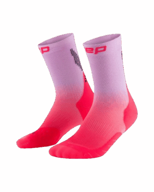 CEP CORE RUN EDT. SOCKS MID CUT 5.0 Herren pink/lilac fade 42-45