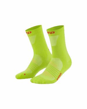 CEP PRO RUN ULTRALIGHT SOCKS MID CUT Herren yellow 39-42