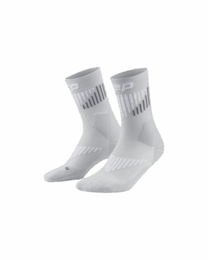 CEP CORE RUN MERINO SOCKS MID CUT 3.0 Damen GREY/WHITE Gr. 40-43
