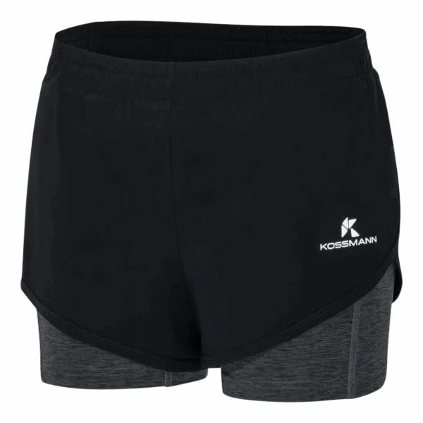KOSSMANN 2IN1 HOSEN 3P Damen Schwarz L