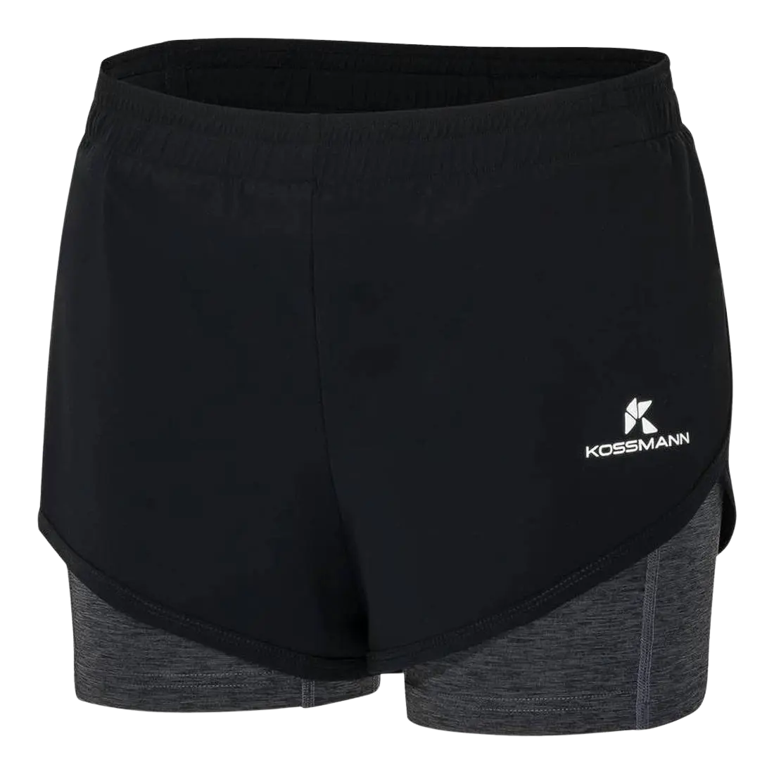 KOSSMANN 2IN1 HOSEN 3P Damen Schwarz L