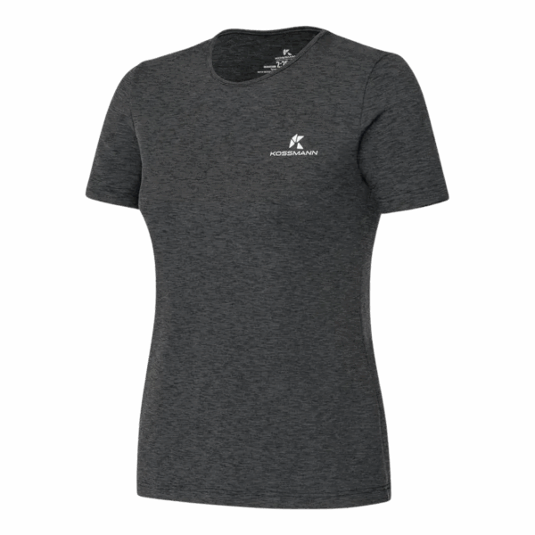 KOSSMANN MELANGE FUNKTIONSSHIRT Damen Schwarz L