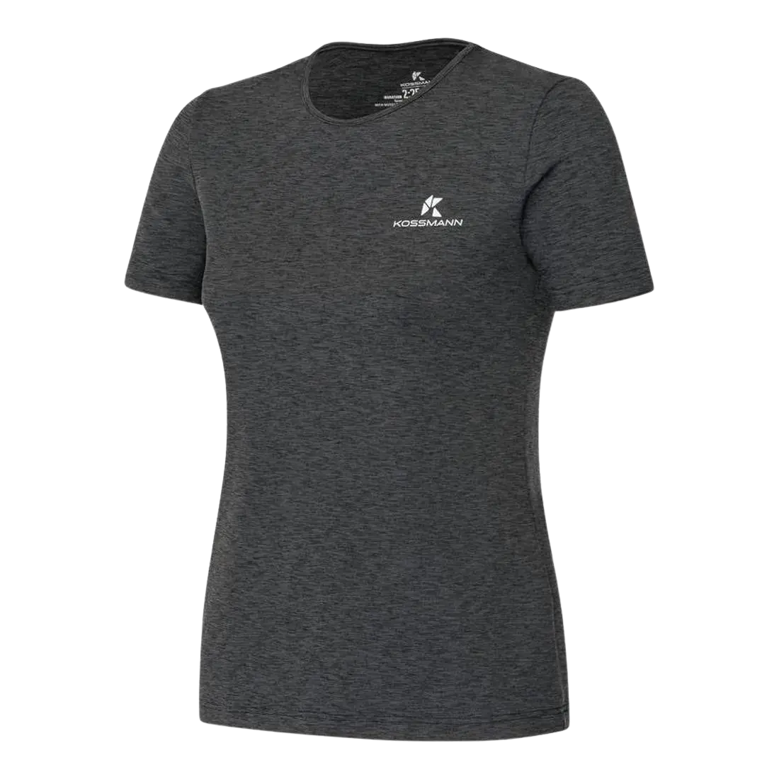 KOSSMANN MELANGE FUNKTIONSSHIRT Damen Schwarz L