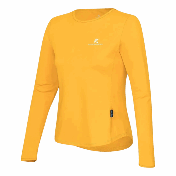 KOSSMANN ECOLINE CREWNECK TOP Damen Gelb S