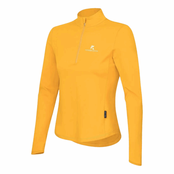 KOSSMANN ECOLINE ZIPNECK TOP Damen Gelb XL
