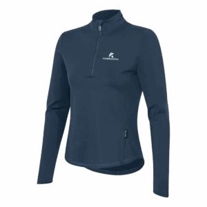 KOSSMANN ECOLINE ZIPNECK TOP Damen Blau S