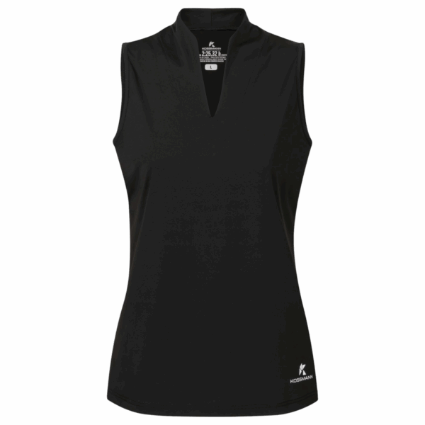KOSSMANN SUPERSOFT V SHIRT Damen Schwarz S