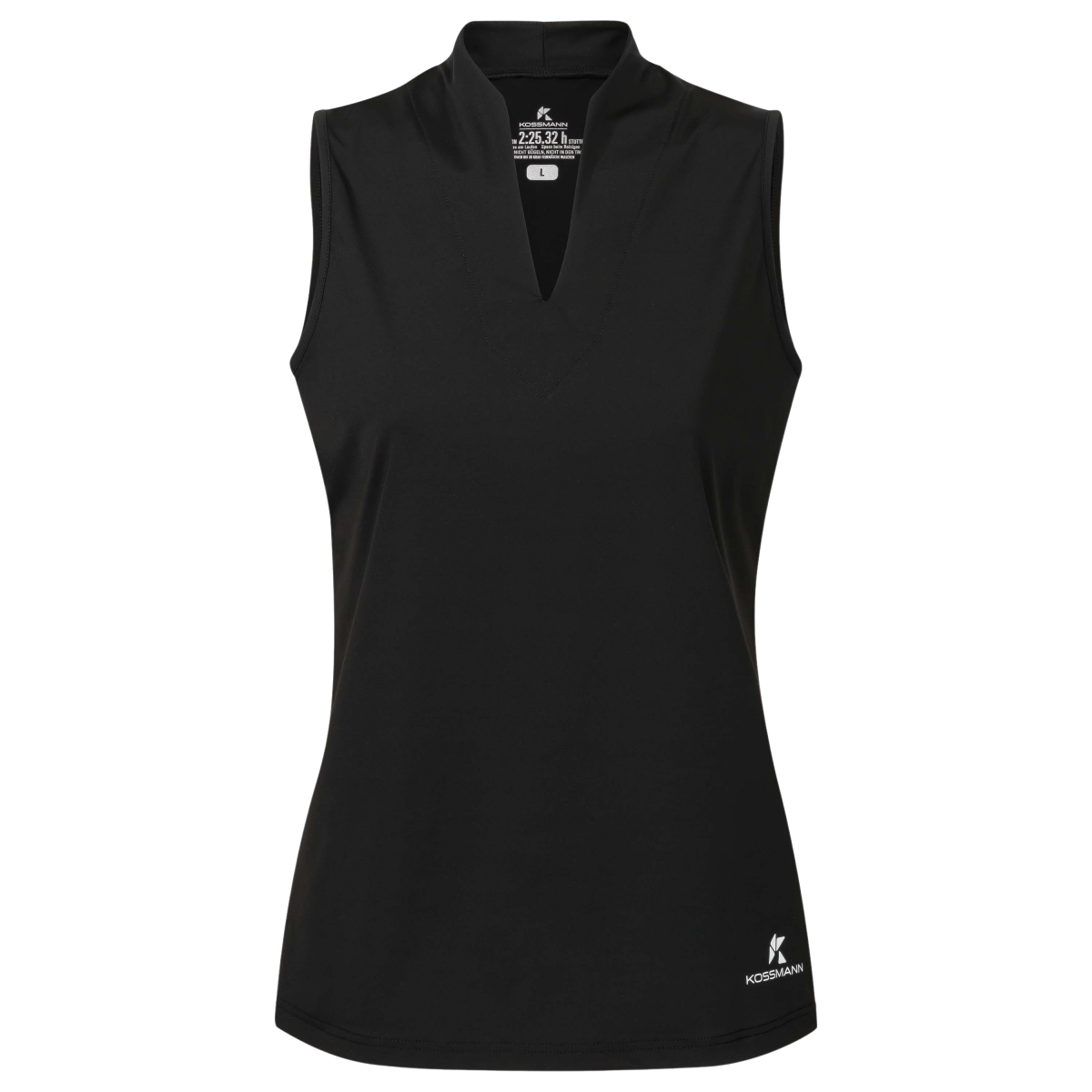KOSSMANN SUPERSOFT V SHIRT Damen Schwarz S