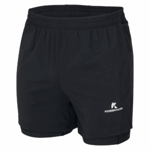 KOSSMANN 2IN1 RUN SHORT Herren Schwarz S
