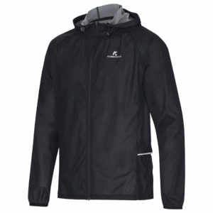 KOSSMANN BAIKAL RAIN JACKET MIT KAPUZE Herren SCHWARZ L