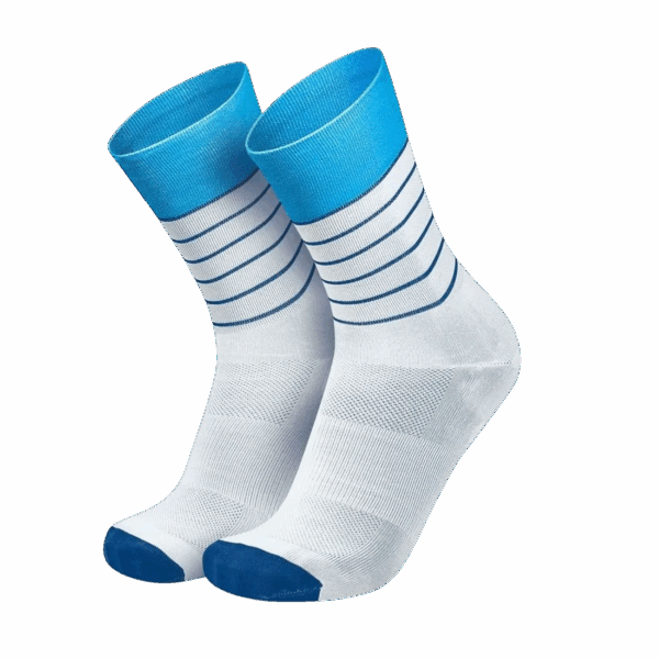 INCYLENCE STRIPES LAUF-/TRIATHLONSOCKEN Unisex Blau 47 - 50