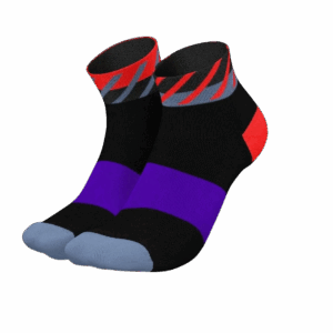 INCYLENCE RUNNING DISRUPTS SHORT LAUFSOCKEN Unisex black inferno 39 - 42