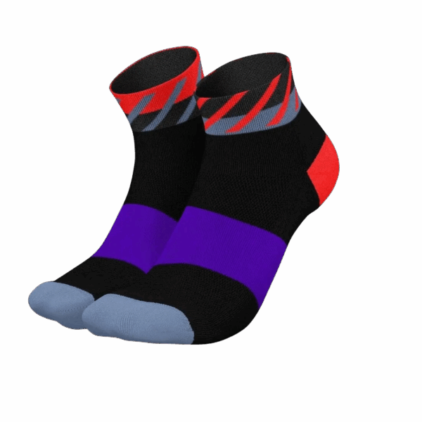 INCYLENCE RUNNING DISRUPTS SHORT LAUFSOCKEN Unisex black inferno 39 - 42
