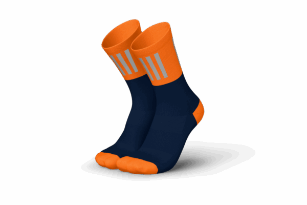 INCYLENCE HIGH-VIZ V3 LAUFSOCKEN Unisex Blue Orange 43-46