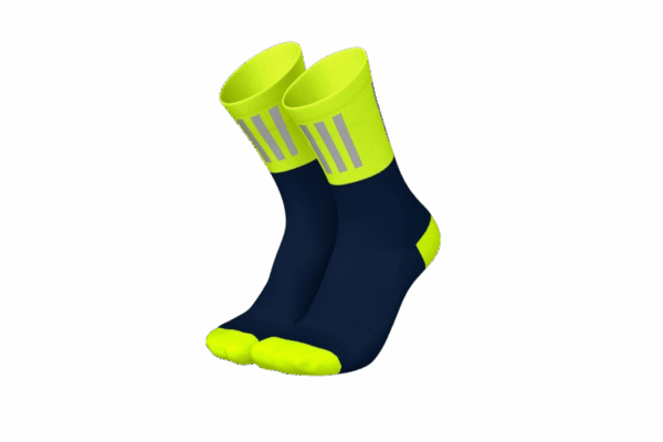INCYLENCE HIGH-VIZ V3 LAUFSOCKEN Unisex Blue Canary 39 - 42